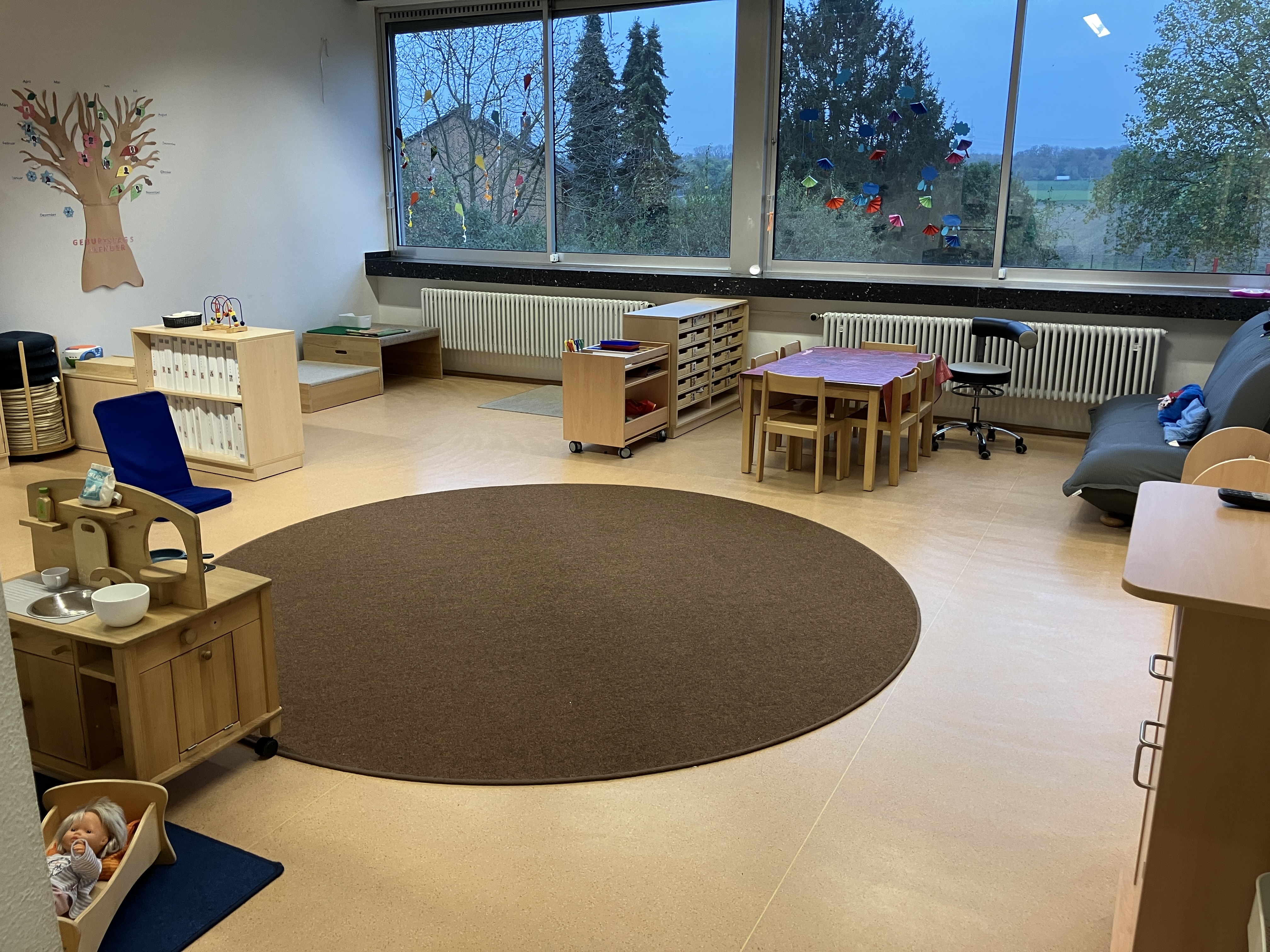 ein Spielbereich eines Gruppenraum der Kita "Entdeckerinsel"