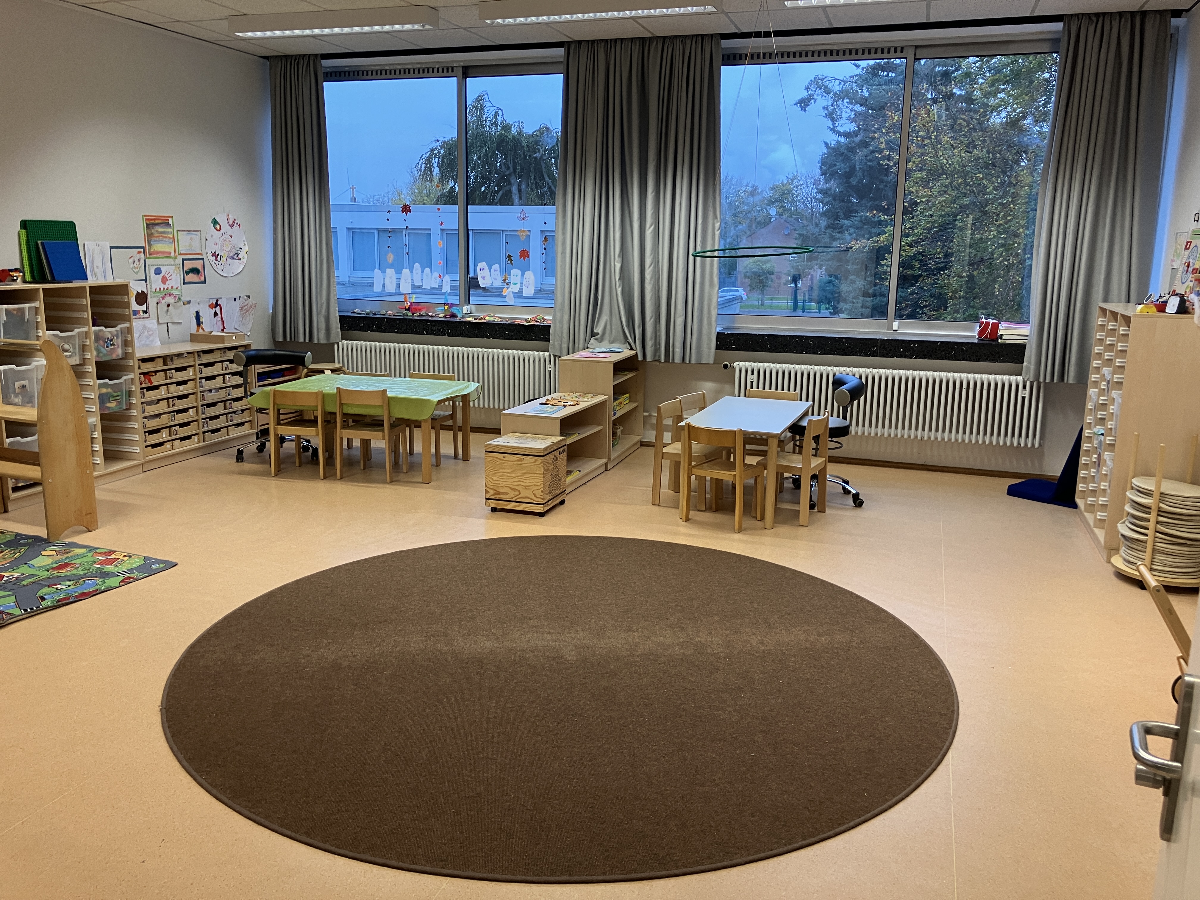 ein Spielbereich eines Gruppenraum der Kita "Entdeckerinsel"